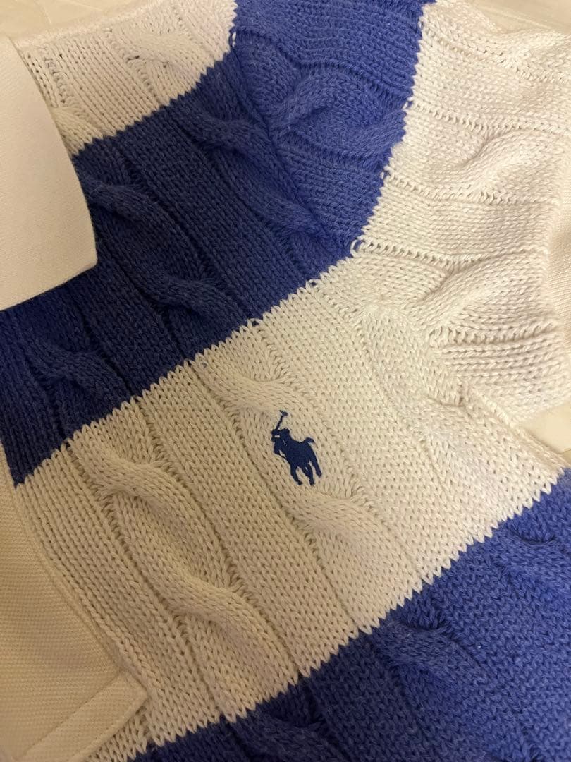 Ralph Lauren ケーブル編みポロシャツ US 5