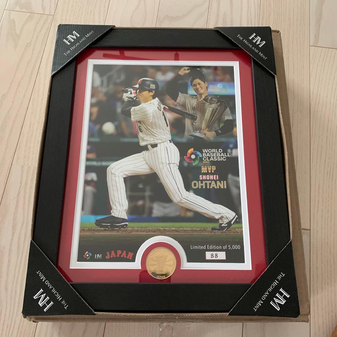優勝⭐︎限定品⭐︎WBC 2023年 大谷翔平MVP獲得記念フォトフレーム