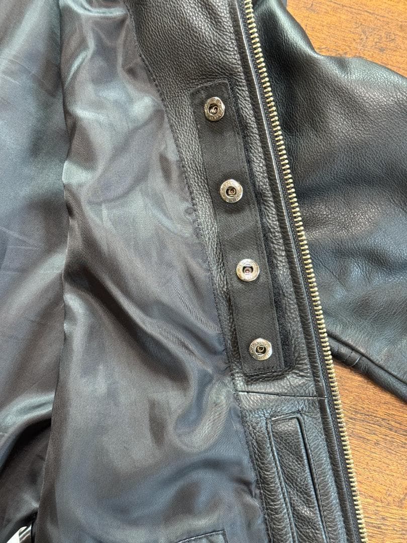 KADOYA シングルライダースジャケット 黒　ストリームライナー（現行モデル）