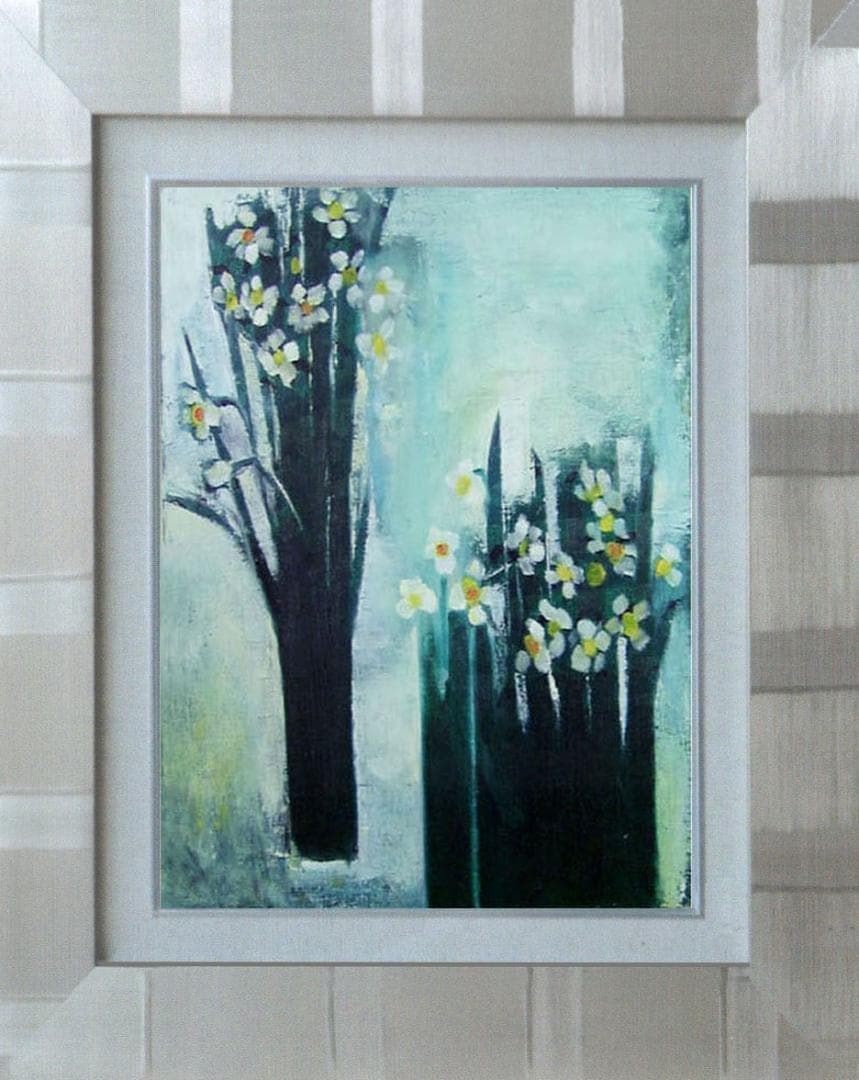 油絵 菅家令子 絵 絵画 インテリア　F6-182023　花
