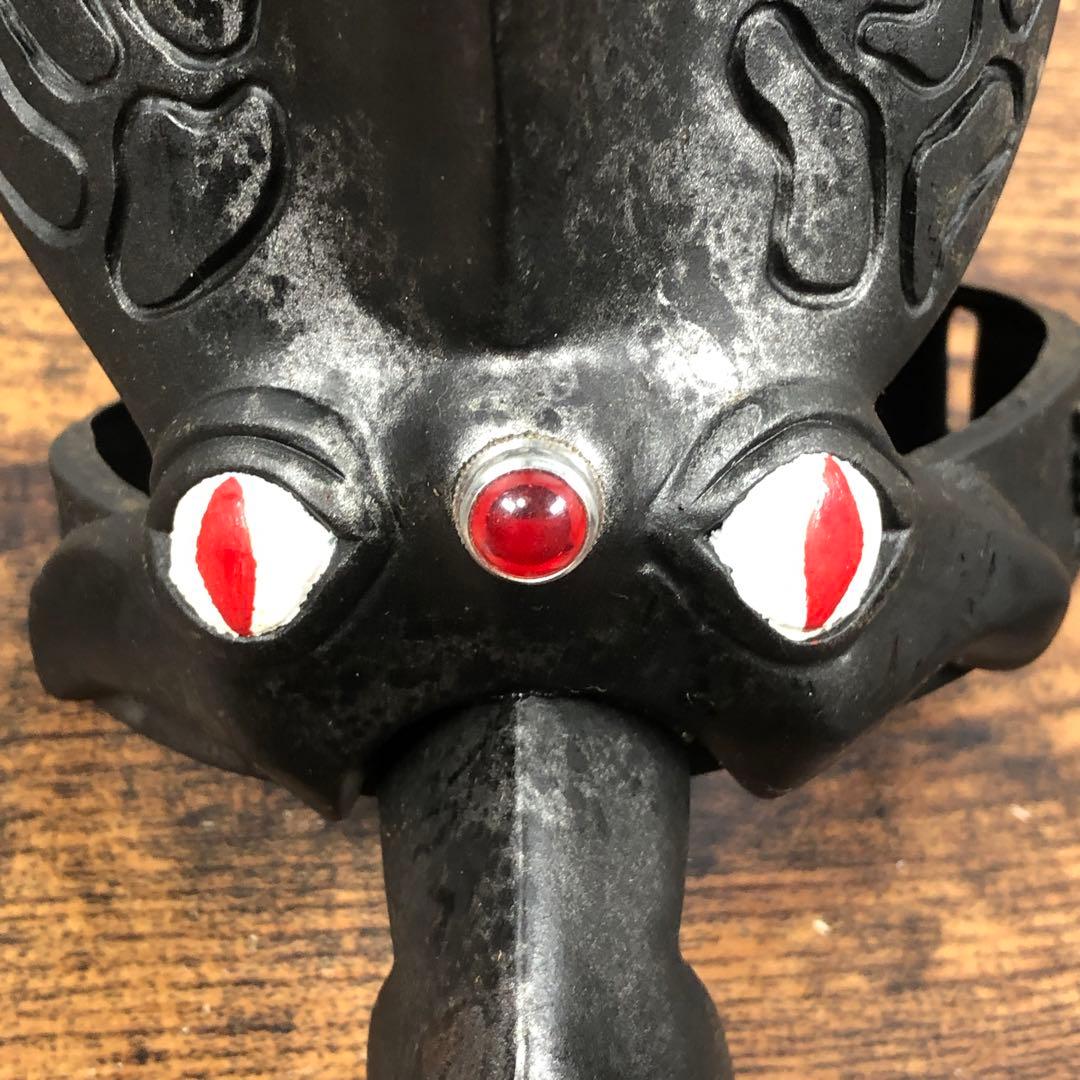 当時物 東映 石森プロ 仮面ライダーアマゾン ギギの腕輪 ソフビ