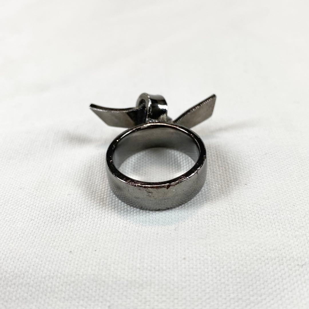 【美品✨鑑定済✨】 CHANEL リボン リング 指輪 ココマーク 13.5号