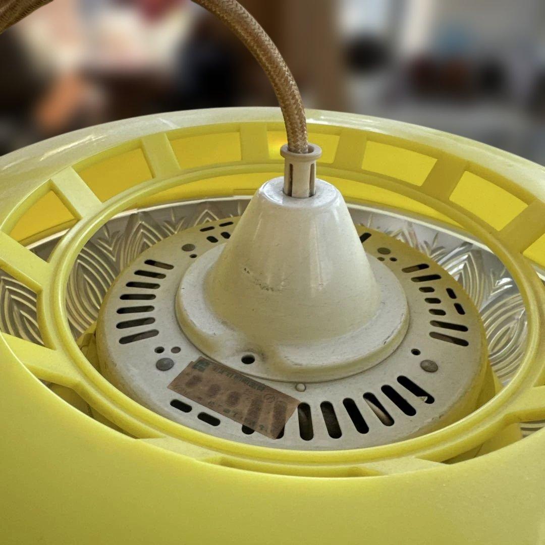 昭和レトロNational イエロー ペンダントライト