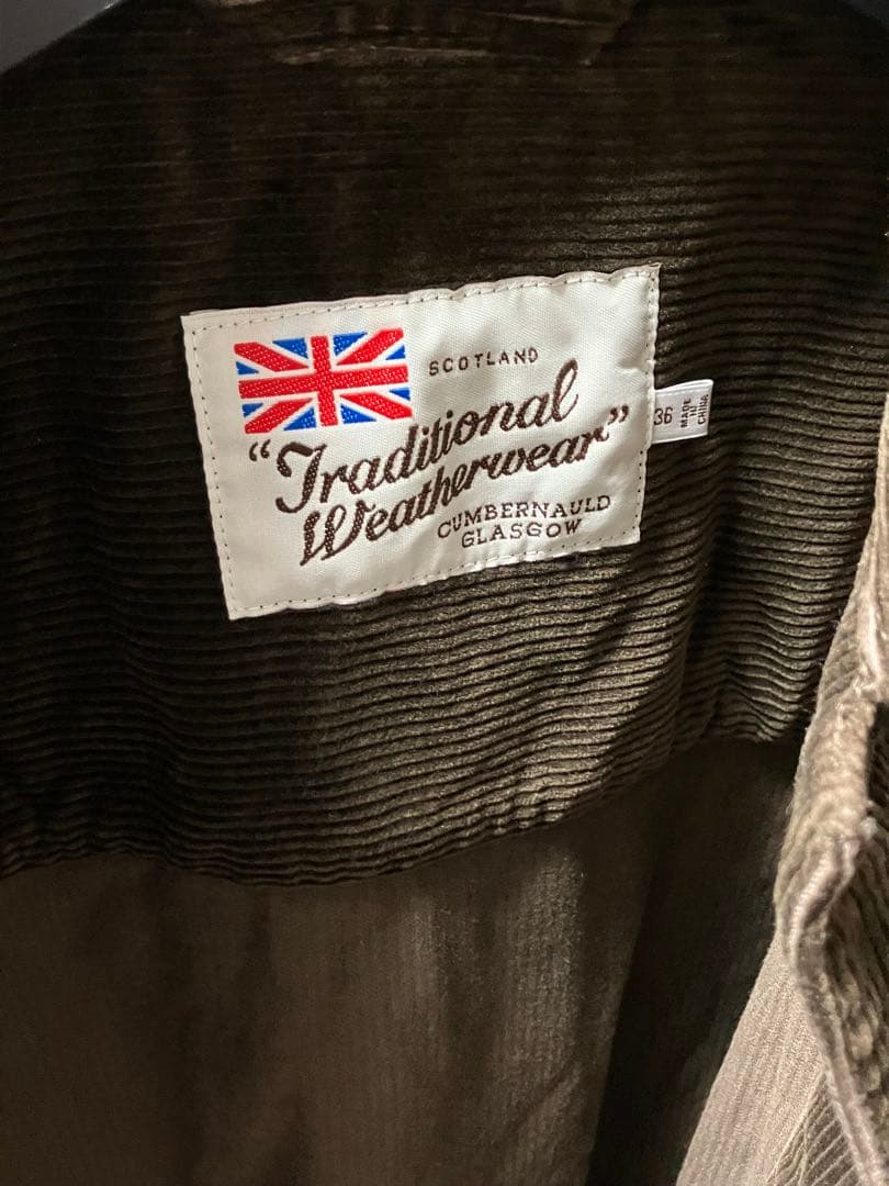 トラディショナルウェザーウェア WORK JACKET 001 新色