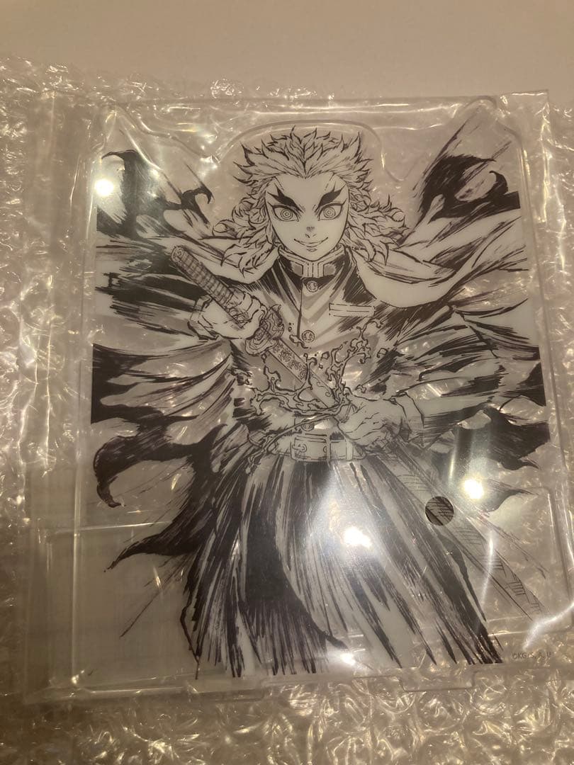 鬼滅の刃 幕間画集WEBSHOPくじ 煉獄杏寿郎 A賞 ビッグアクリルスタンドB