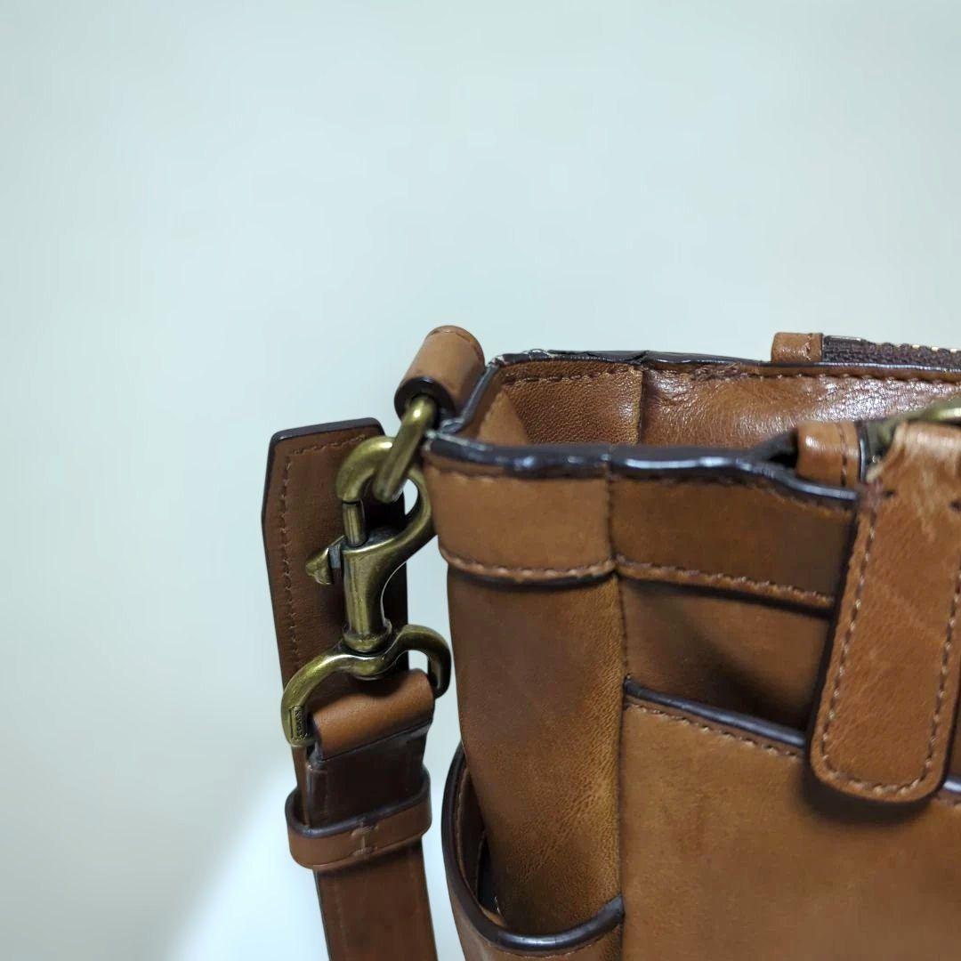 COACH　メトロポリタンレザー　2WAYショルダーバッグ