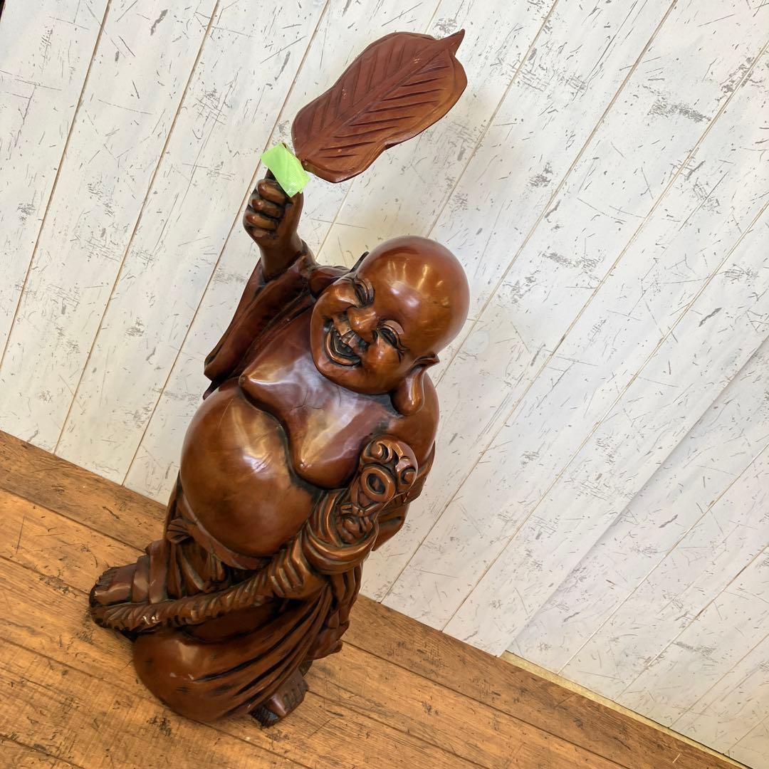 昭和レトロ 木製 木彫り 七福神 大黒天 大黒様 置物 オブジェ インテリア