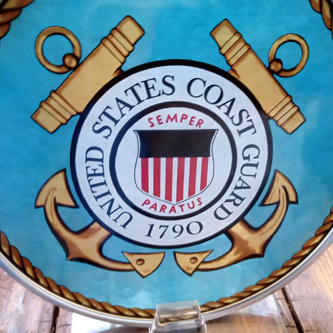 アメリカ沿岸警備隊コーストガード エンブレム ステンドグラス グラスマスターズ社