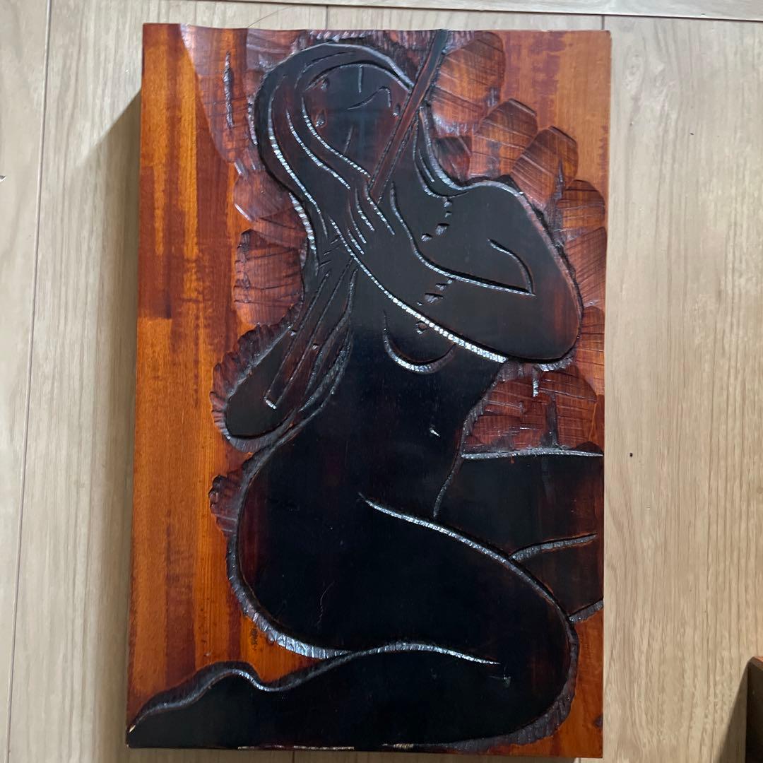 山田昭雲　木彫り