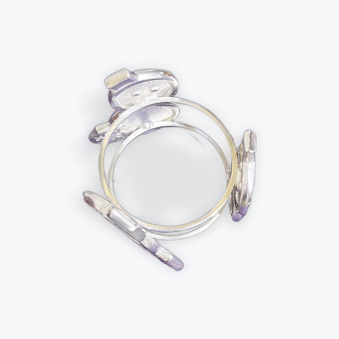 蓋置　唐銅蓋置　「三雪だるま」　茶道具