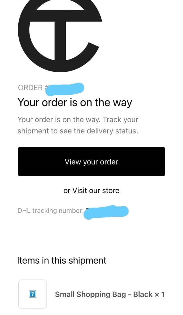 新品未使用　Telfar ミニバック　ブラック