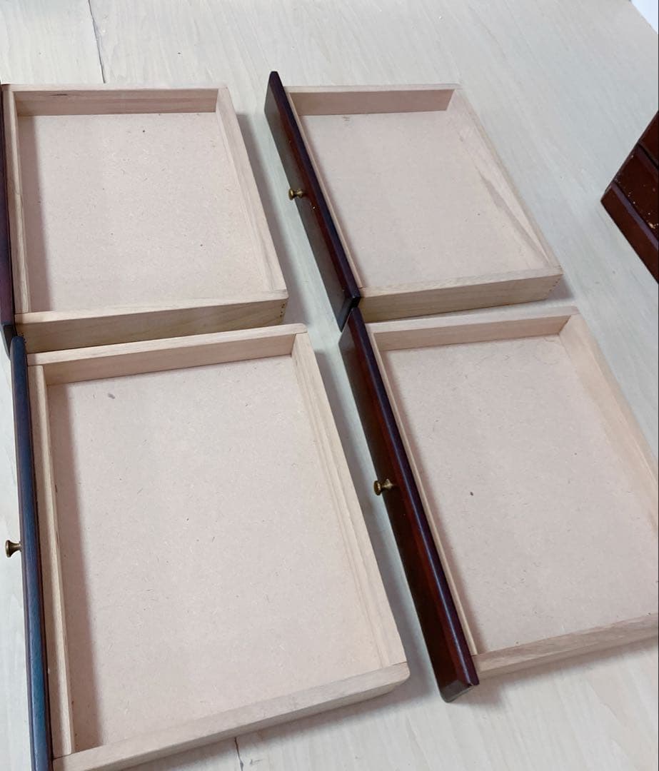 木製　10段　引き出し　電話台　FAX台　チェスト　サイドチェスト　棚、ラック