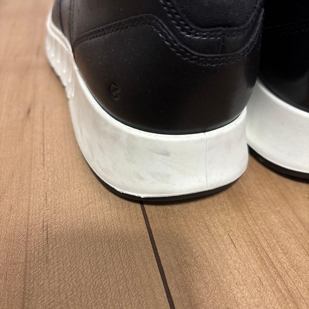 ☆ecco☆ブラックレザーウィングチップシューズ 43