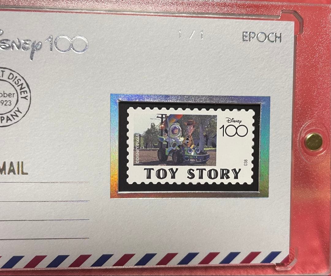 D助Disney 100 EPOCHディズニー カード 世界1枚 1of1