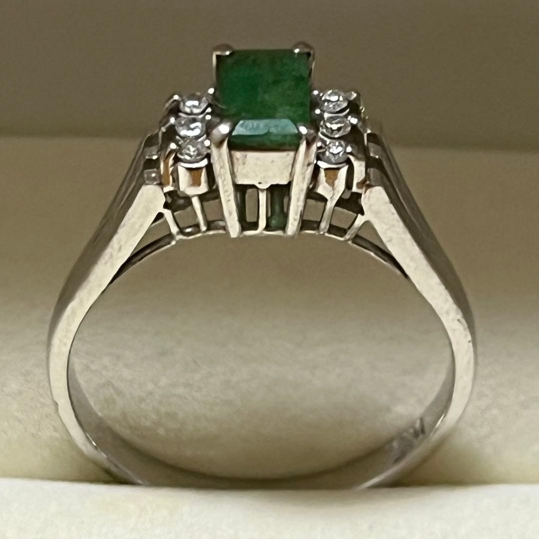 WGエメラルドダイヤモンドリング