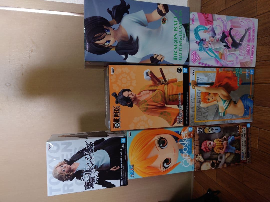 プライズ品色々　ナミ　バギー　エース　初音ミク　マイキー　ビーデル　全て未開封品