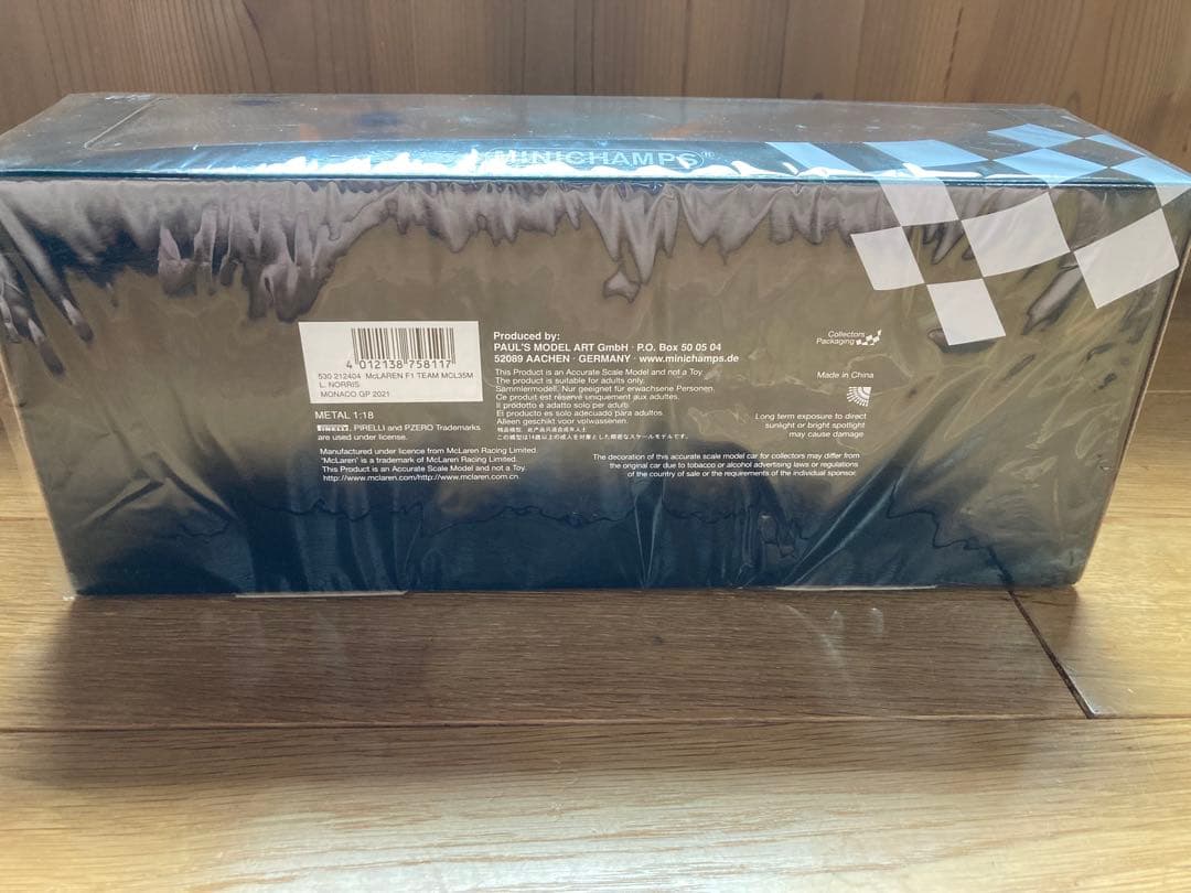 ミニチャンプス1/18 2021 ランドノリス F1 ガルフ　Gluf