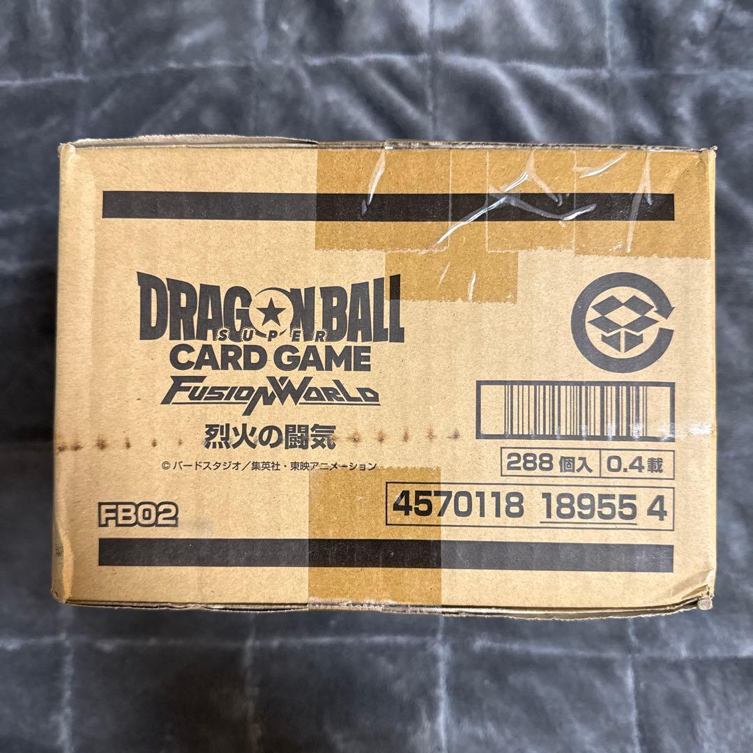【新品•未開封】ドラゴンボールフュージョンワールド　烈火の闘気　1カートン