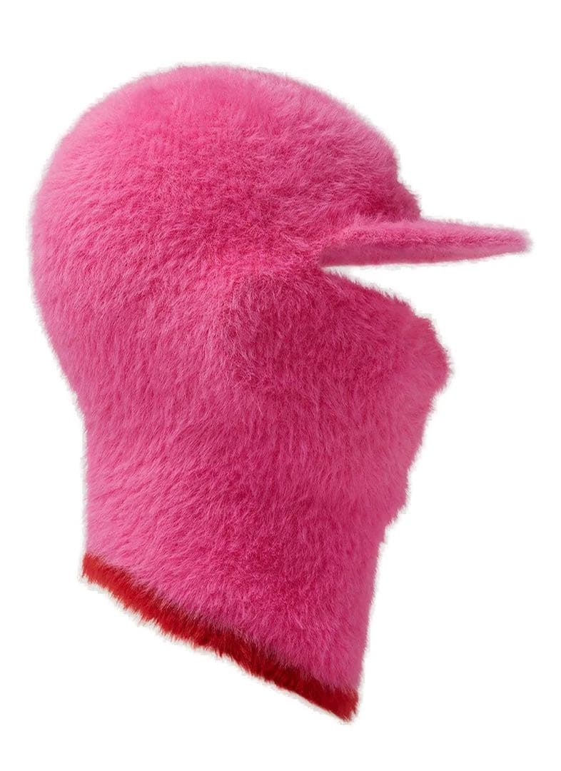 【コロッケ】Jacquemus ピンク キャップ付きニット帽