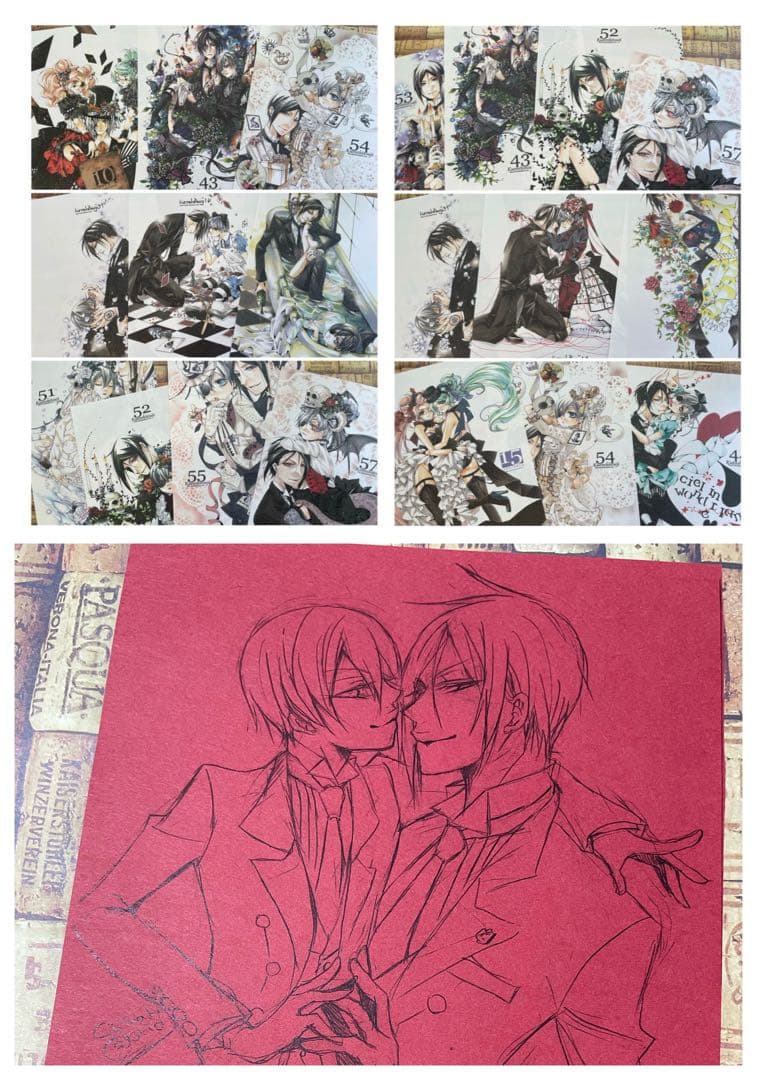 1 姫束級　同人便箋　非売品　まとめ売り　黒執事　オリジナル　希少