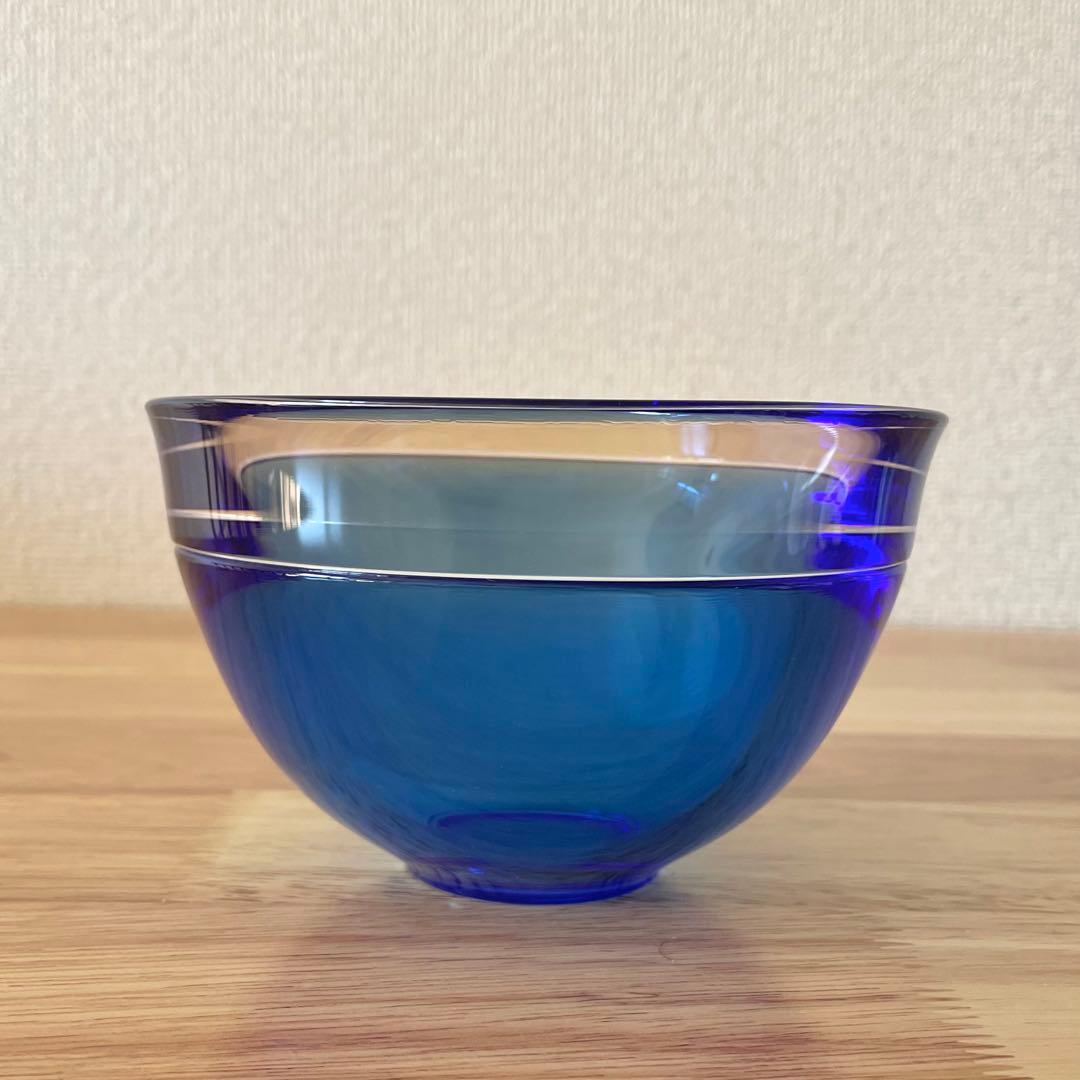 Lars Hellsten ガラスボウル Orrefors Sweden 北欧