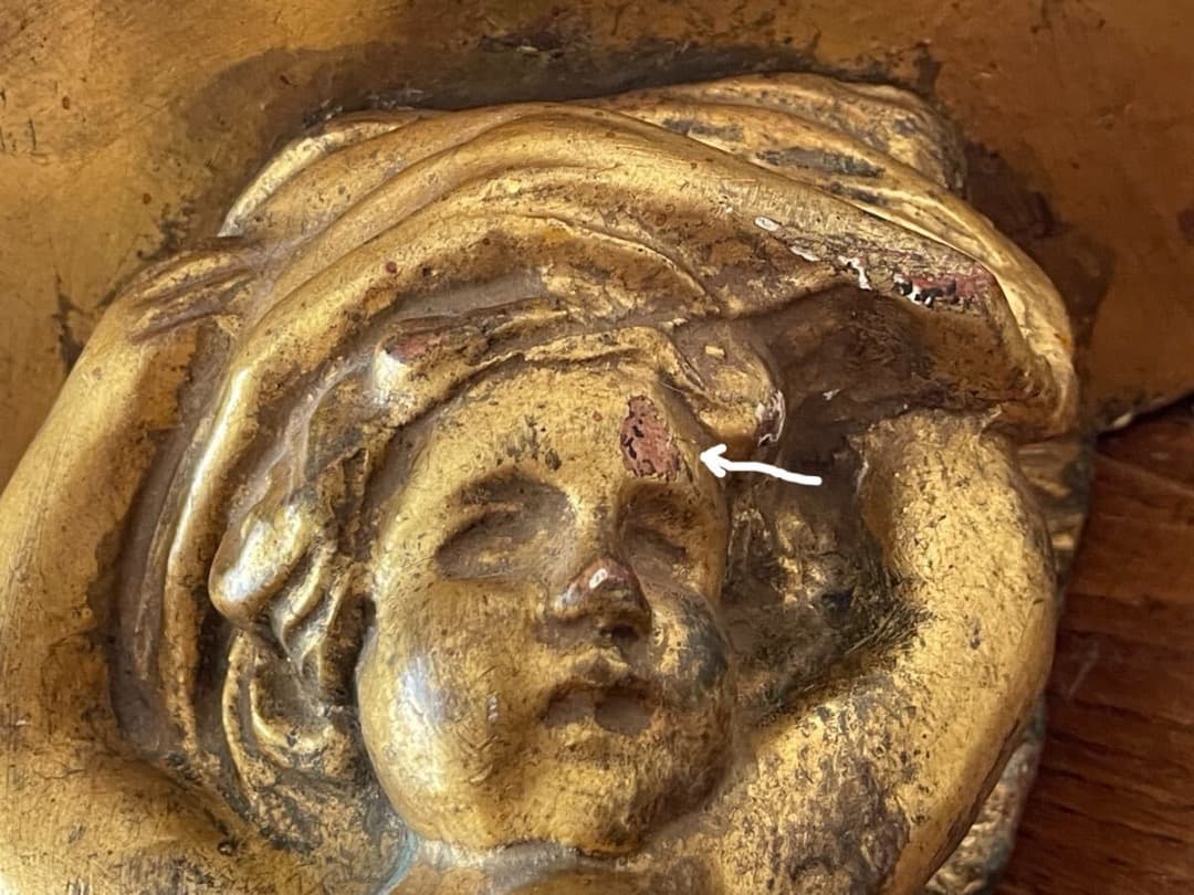 フランス アンティーク 天使の コンソル ウォールシェルフ デコ 装飾