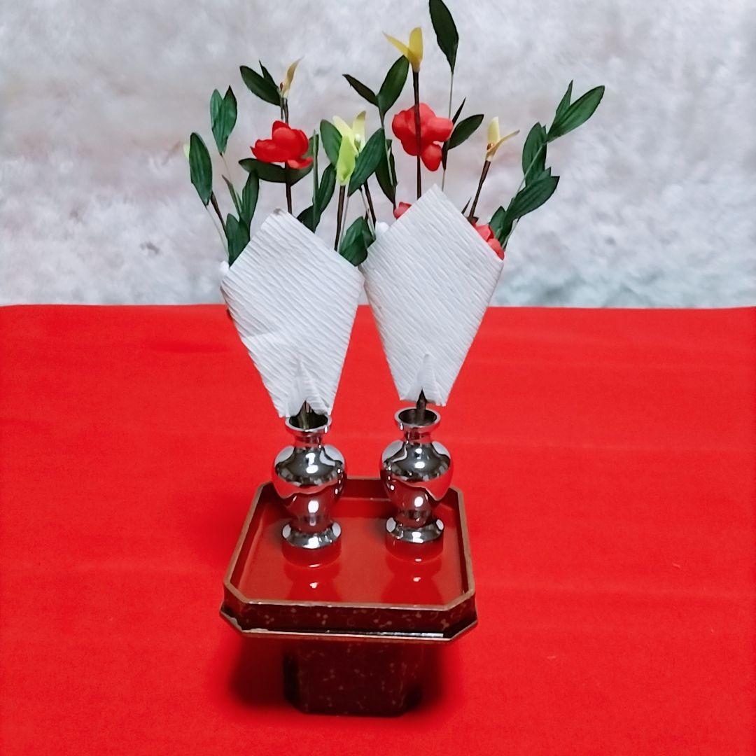 お雛様◆お内裏様◆7段飾り◆金屏風・ぼんぼり・三宝台（花器）◆美品