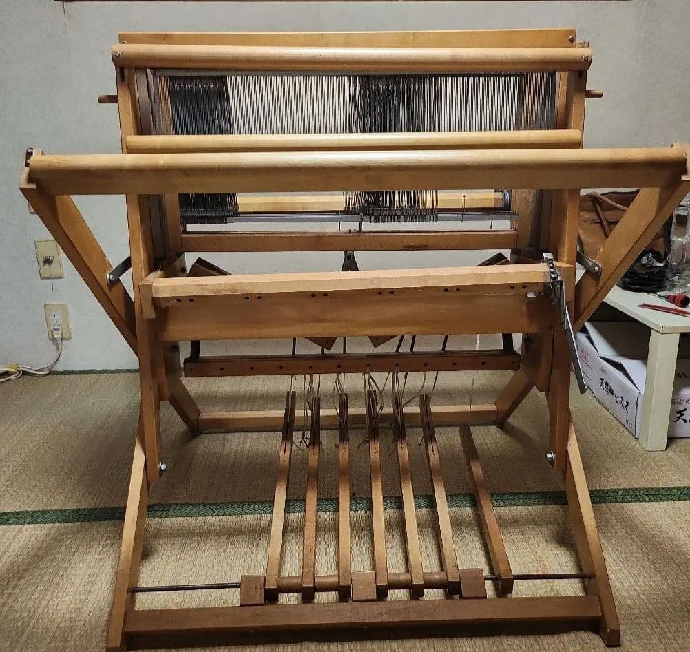機織り機 ルクルーク社 /60cm 4枚綜絖 / 折り畳み式 説明詳細必読