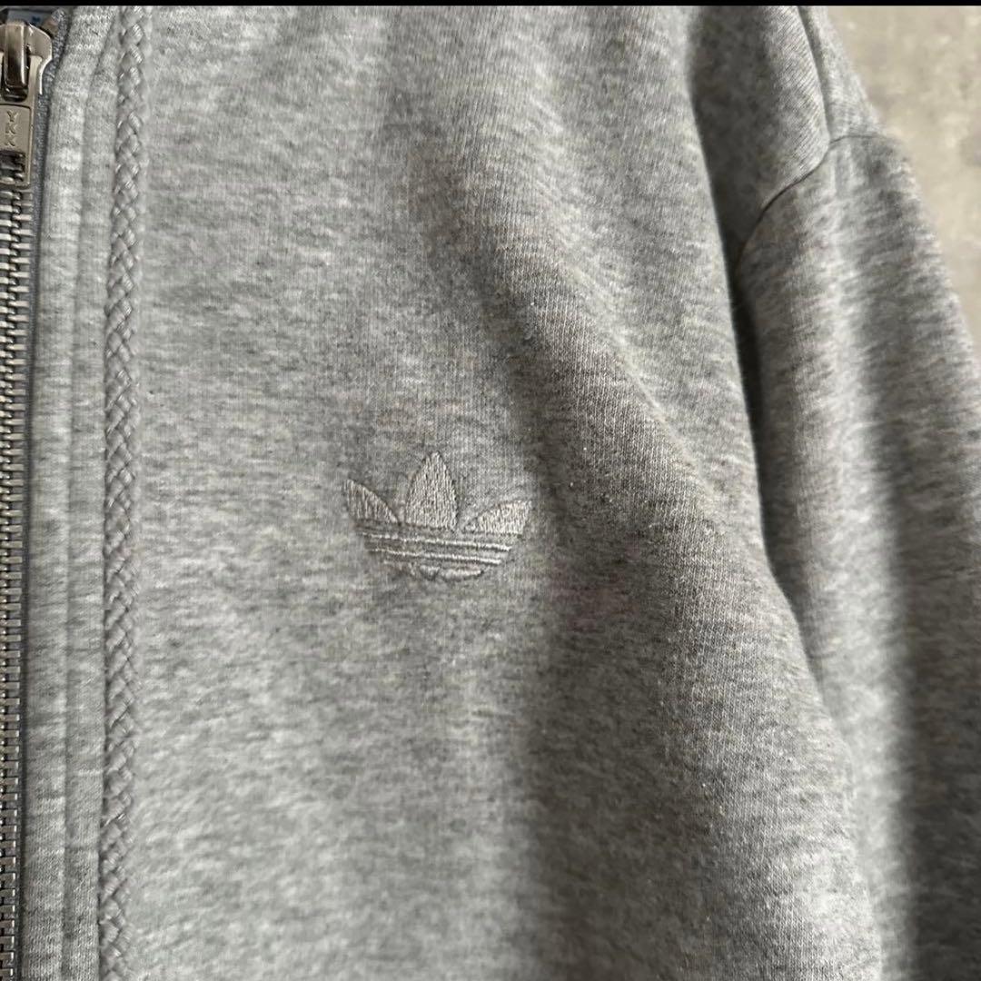 希少　adidas×JEREMY SCOTT ウィングパーカー S グレー