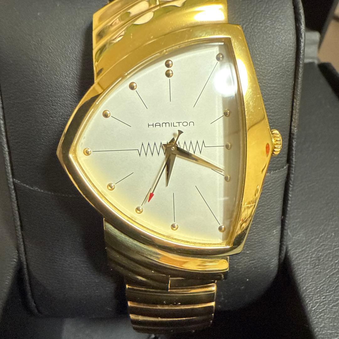 Hamilton ゴールドトライアングル型時計