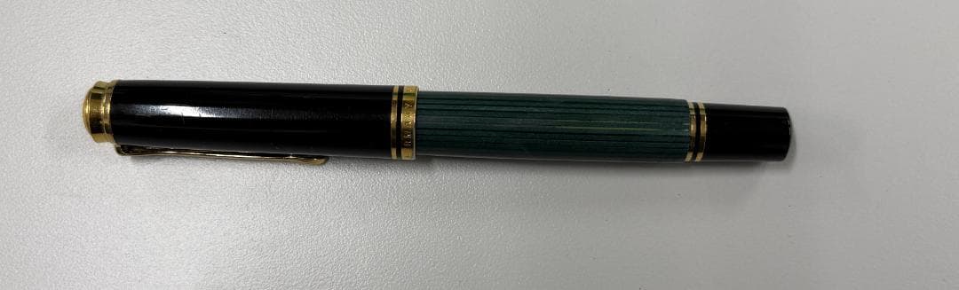 【GANONさま専用】ペリカン・スーベレーン 万年筆 M800 緑縞 Fニブ