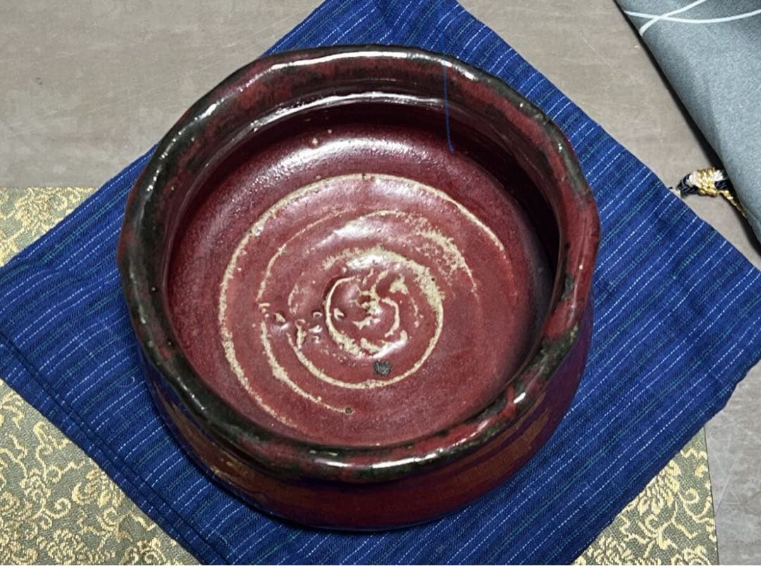 南龍院極 表千家吸江斎箱書 赤志野茶碗 徳川印 銘『千種』