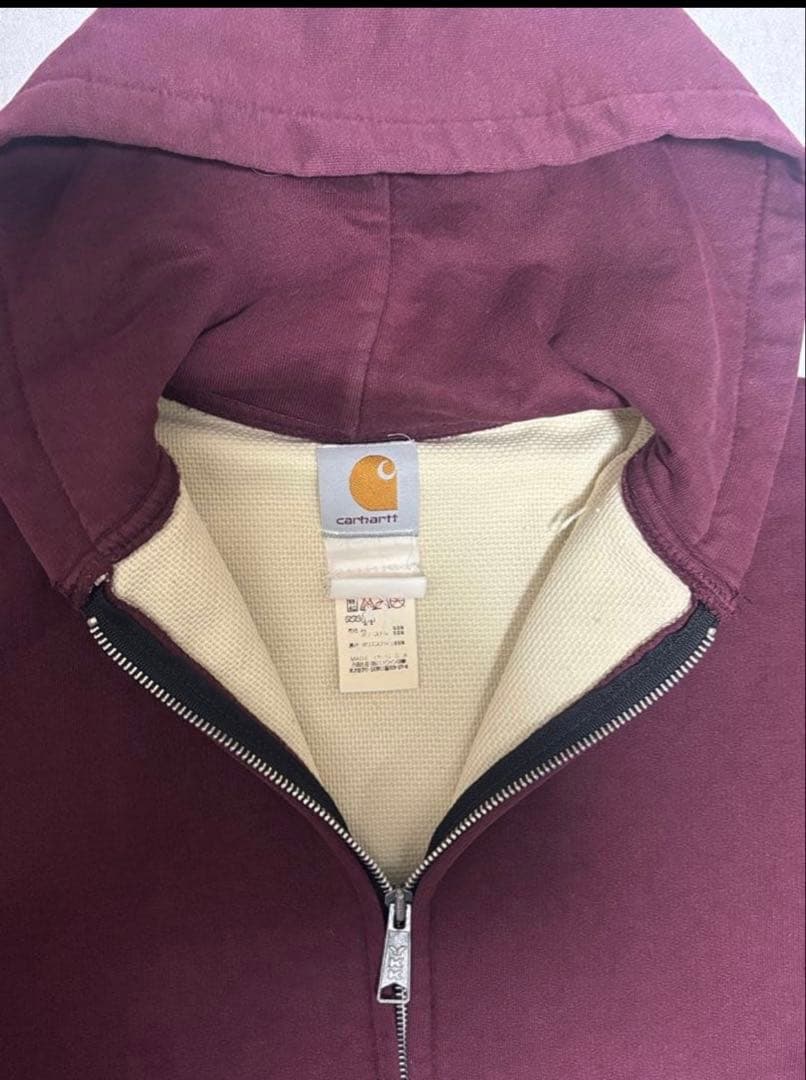 80s 90s Carhartt USA製 ジップパーカー 裏サーマル