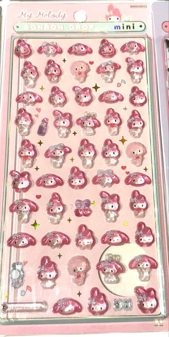 サンリオ　ミニボンボンドロップシール　6種