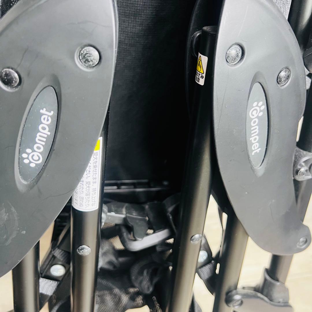 コムペット ミリミリライトα ペットカート 犬用 ブラック