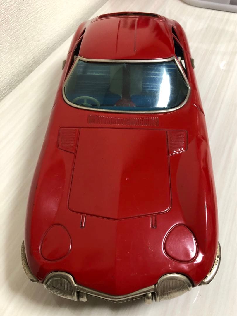 t*0様 アサヒ玩具 日本製 トヨタ2000GT 全長38㎝ブリキカー ATC☆