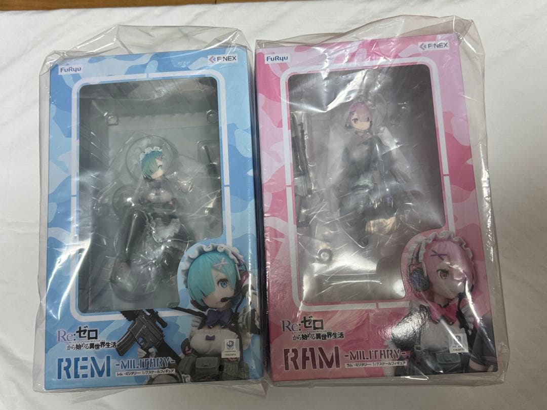 リゼロ　ミリタリーフィギュア　レム&ラム