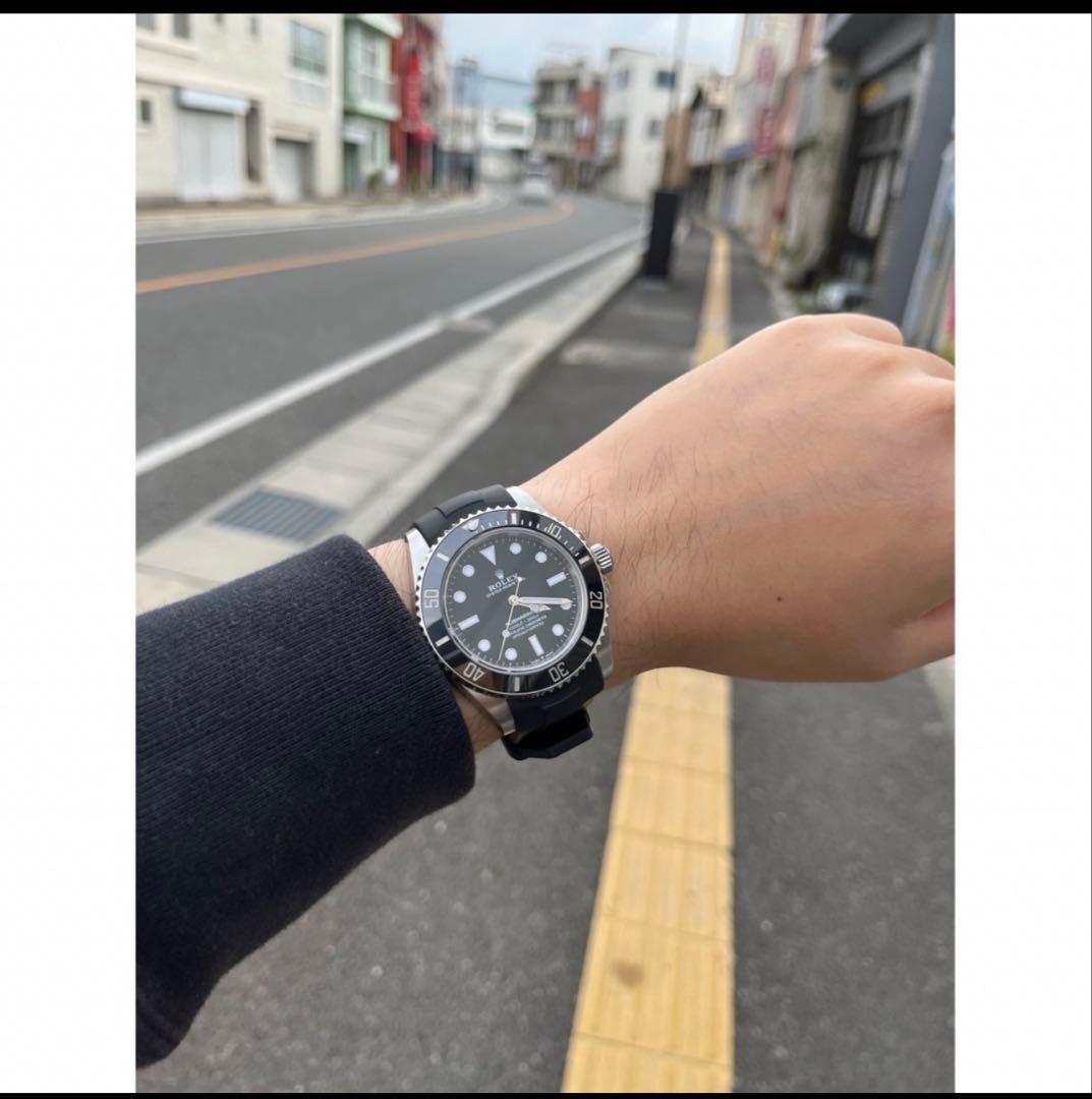 ROLEX 現行サブマリーナー　41mm RUBBER B ラバーベルト