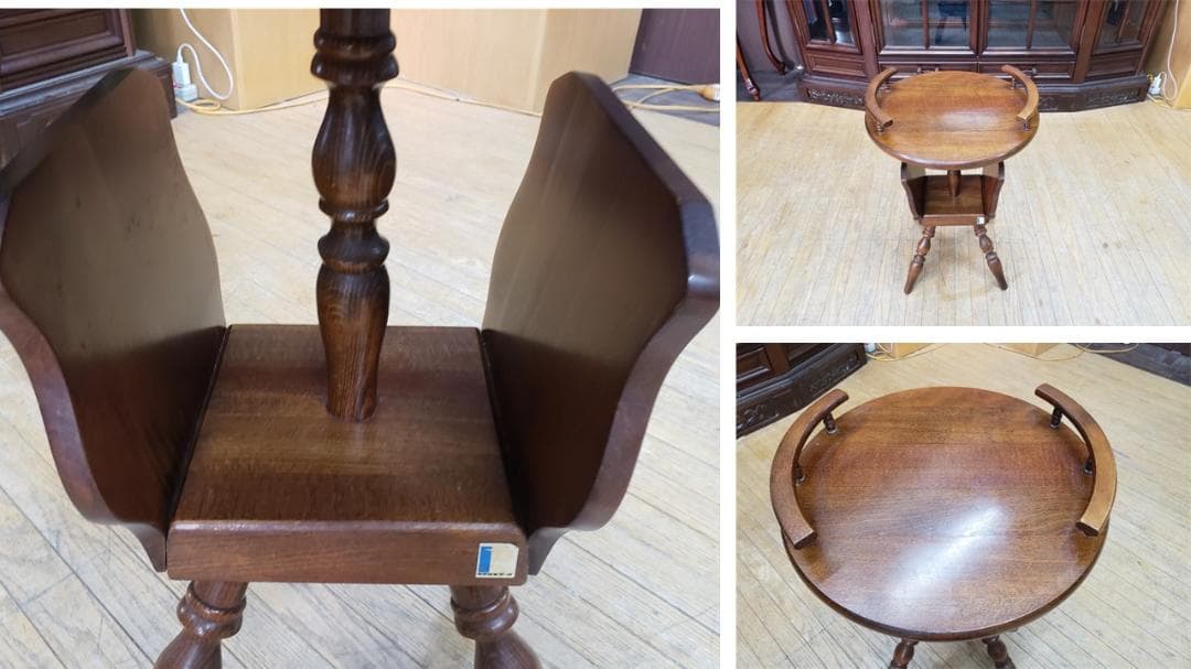 J36　飛騨産業　キツツキマーク　花台　サイドテーブル