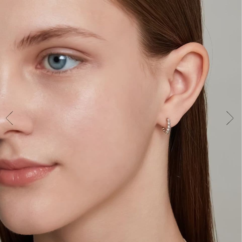 【ノジェス】シルバー／K10ピアス