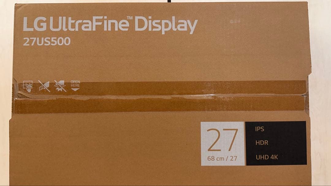 LG 27US500-W モニター　未開封