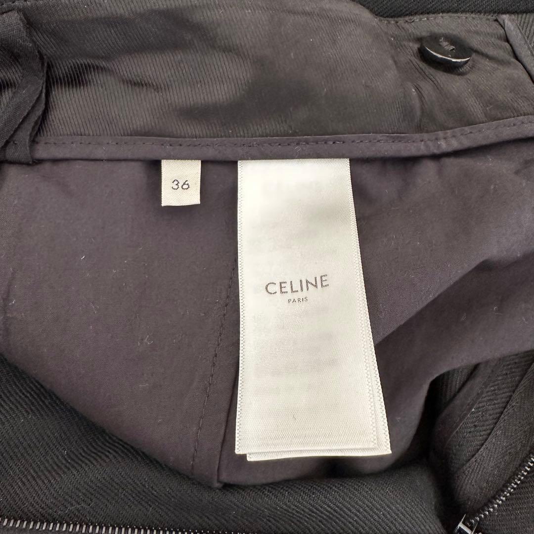 CELINE ブラック キュロットスカート 36