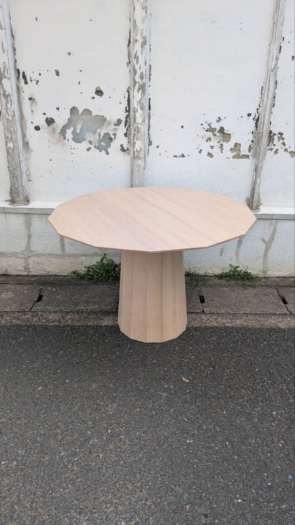 カリモク KNS カラーウッドプレーン ミディアム ラウンドテーブル　M2736