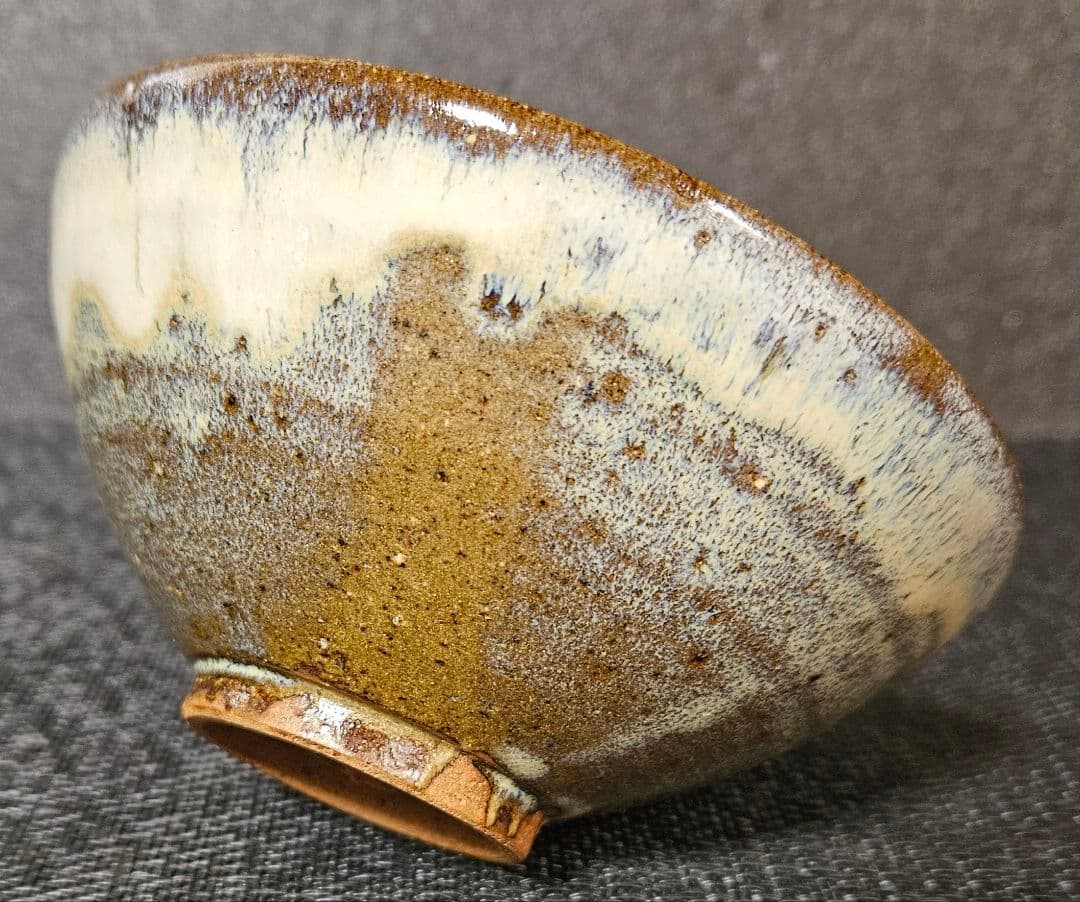 京焼【銀閣茶堂印】東山天目　天目茶碗　共箱　書付け箱　茶道具　茶器　茶事　茶の湯