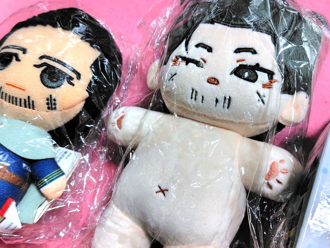 【8点セット】ゴールデンカムイ尾形百之助 韓国海外 寝そべりぬいぐるみ