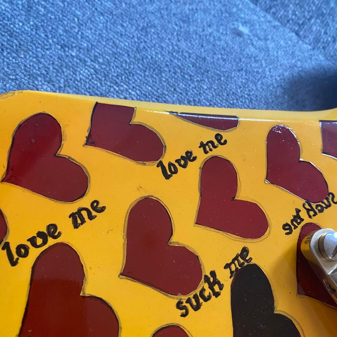 FERNANDESタイプ hideモデル イエローハートレプリカ ノーブランド