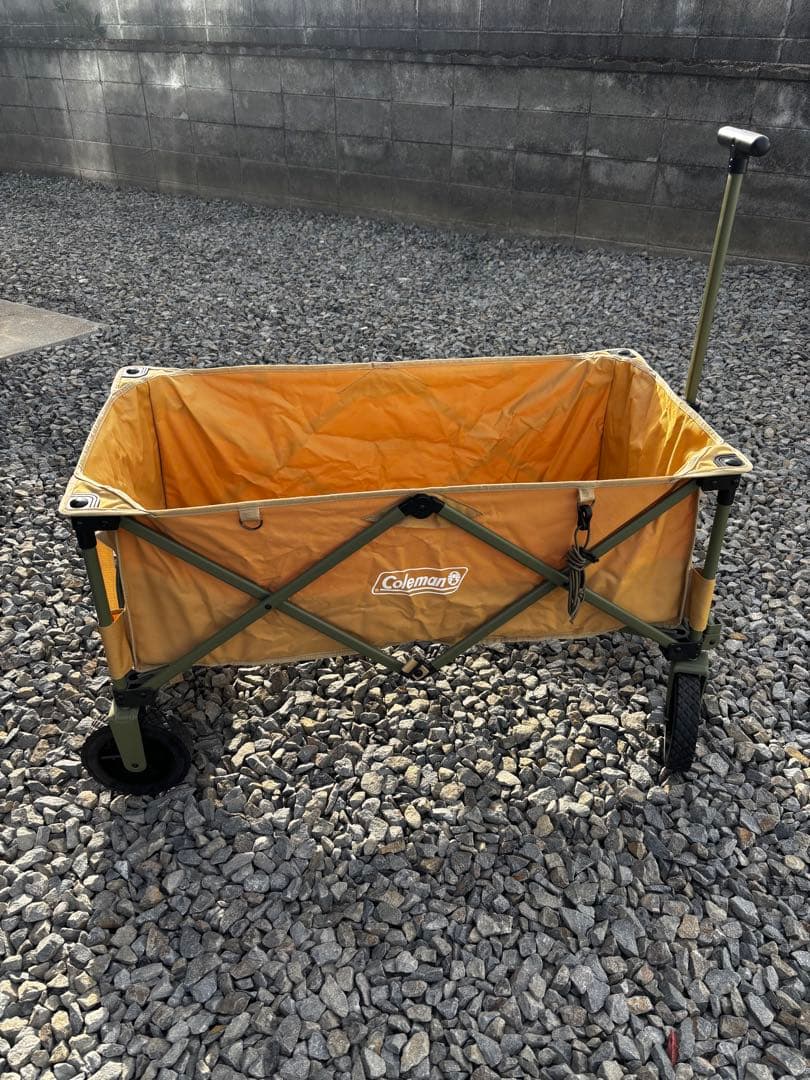 Coleman キャリーカート ベージュ