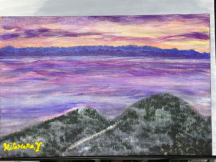 ⭐️アート　絵画　soulアート 魂art 【静けさ】　癒しアート