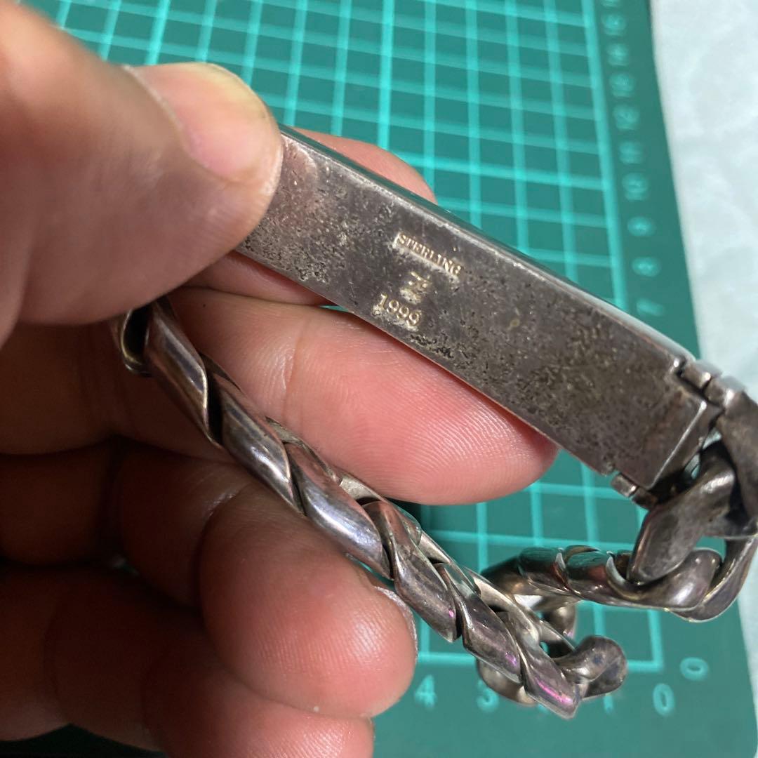 すごく素早い　925 喜平チェーン　ブレスレット　スターリング