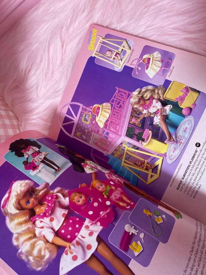 1991 マテル ガールズトイカタログ レトロ ファンシーバービー spank